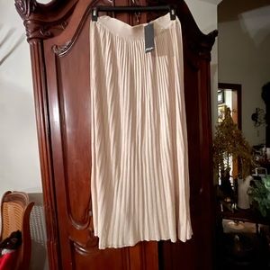 Beautiful Pleated knit midi skirt. Extremely soft!
